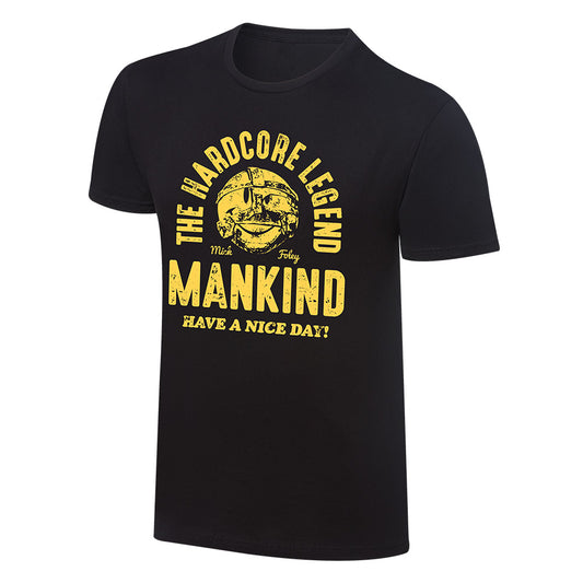 Mankind "The Hardcore Legend" Vintage T-Shirt T-Shirt PW Catalog