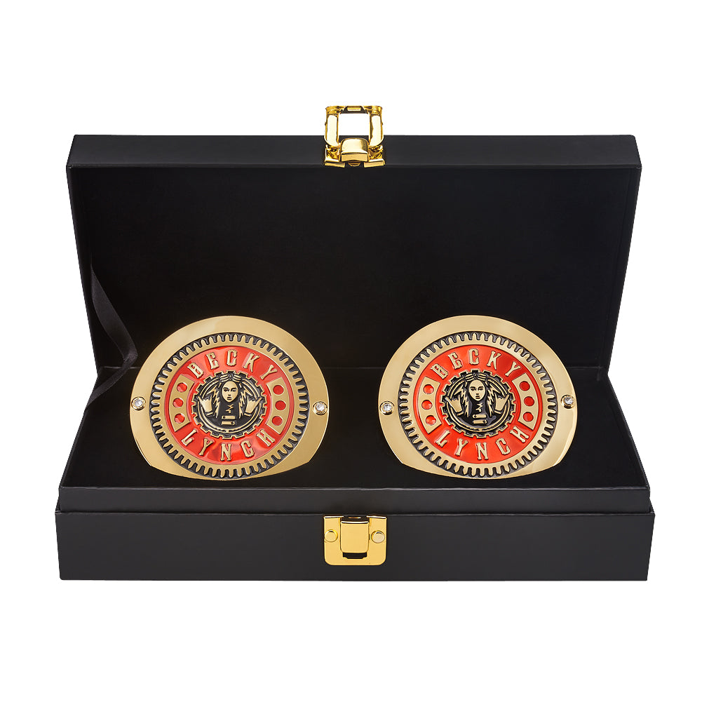 Becky Lynch Championship Replica Side Plate Box Set