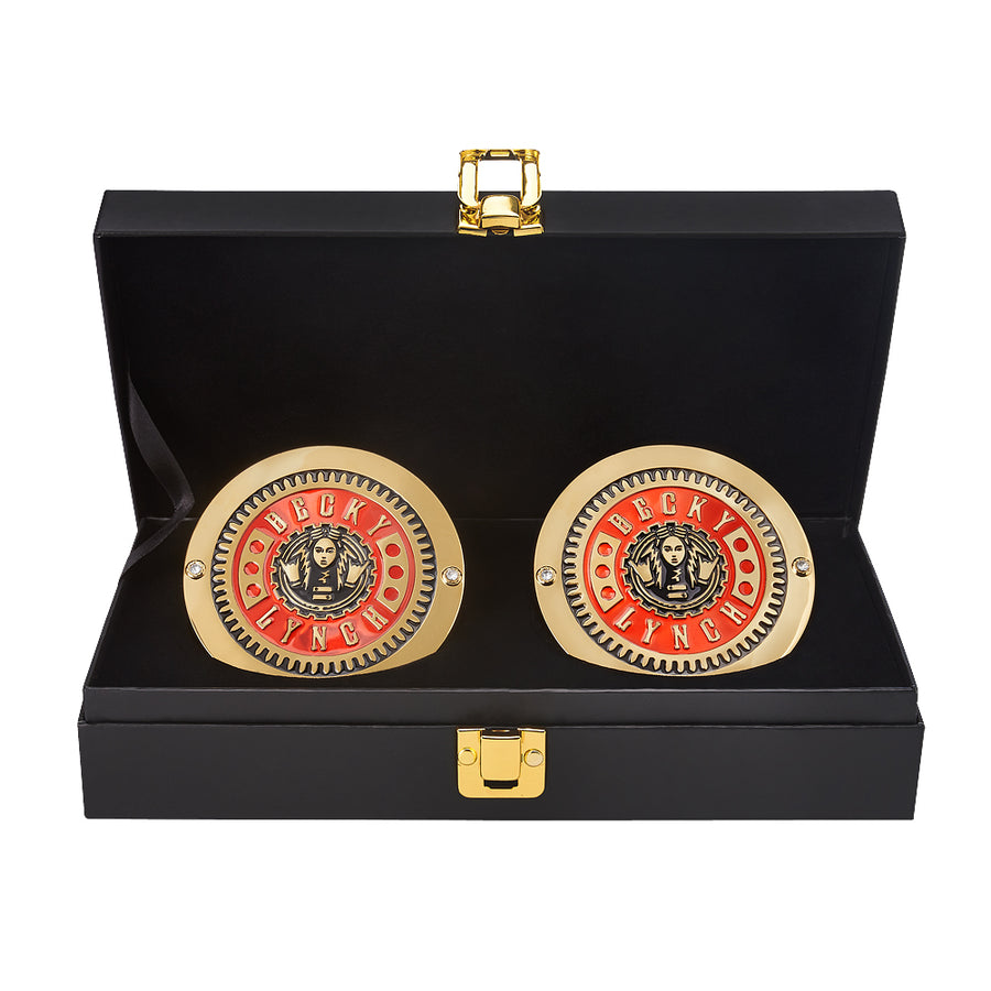 Becky Lynch Championship Replica Side Plate Box Set