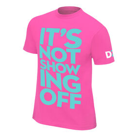 Dolph Ziggler "It's Not Showing Off" Retro T-Shirt T-Shirt PW Catalog