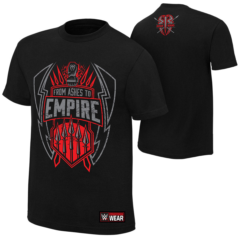 Roman Reigns "From Ashes to Empire" Authentic T-Shirt T-Shirt PW Catalog