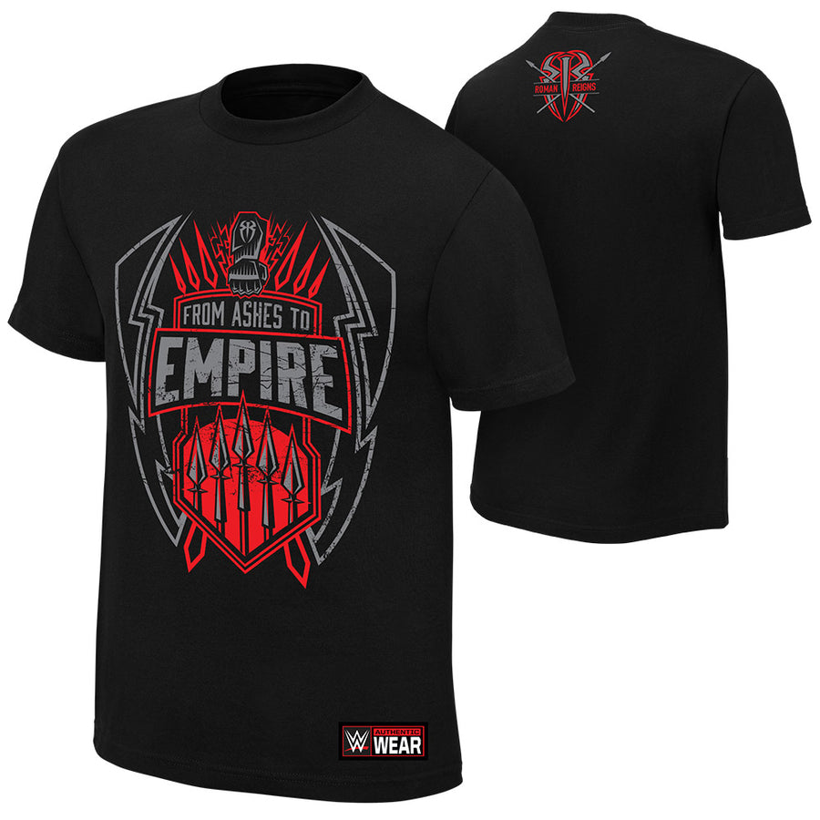 Roman Reigns "From Ashes to Empire" Authentic T-Shirt T-Shirt PW Catalog