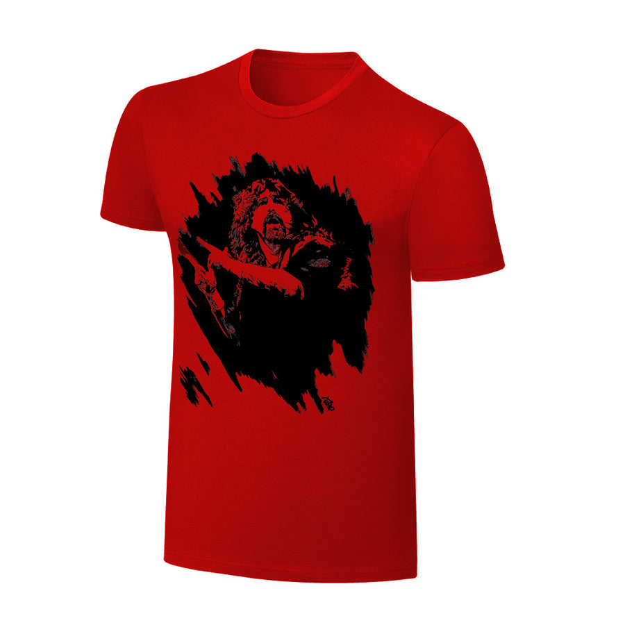 Mick Foley Rob Schamberger Art Print T-Shirt T-Shirt PW Catalog