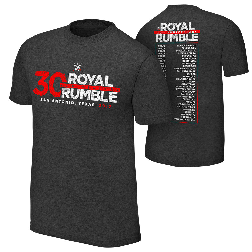 Royal Rumble 2017 Vintage T-Shirt T-Shirt PW Catalog