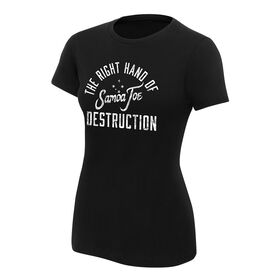 Samoa Joe "The Right Hand of Destruction" Women's Authentic T-Shirt T-Shirt PW Catalog