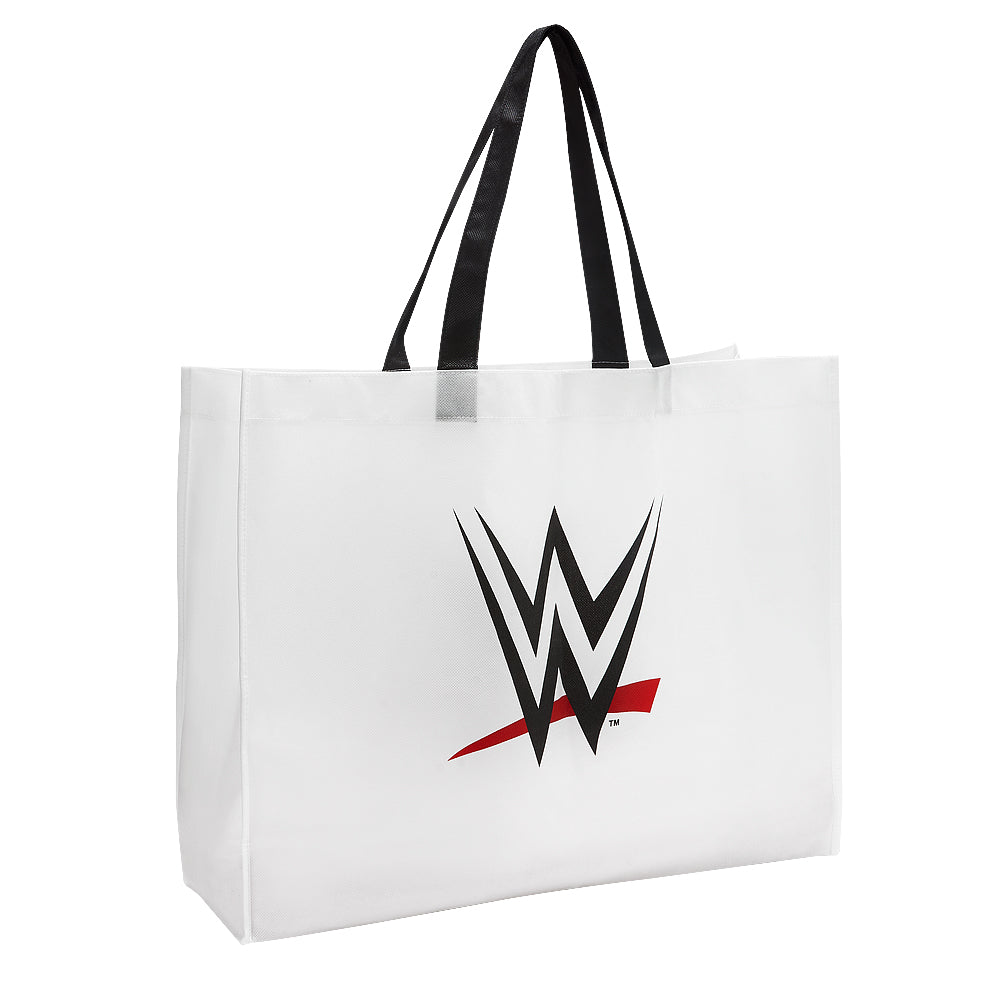 WWE Logo White Canvas Bag