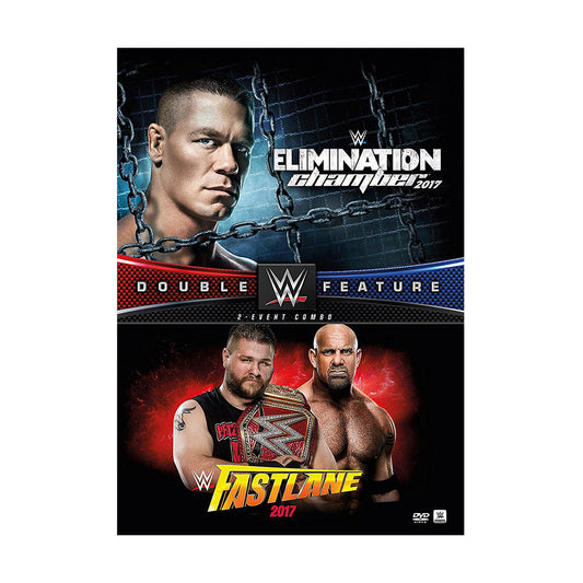 WWE Elimination Chamber & FastLane 2017 Double Feature DVD PW Catalog