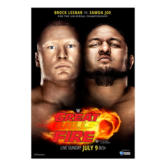 WWE Great Balls of Fire PPV Poster Wall art PW Catalog