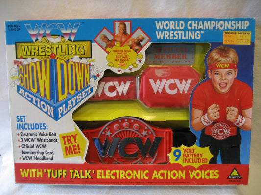 WCW World Championship Show Down Action Playset