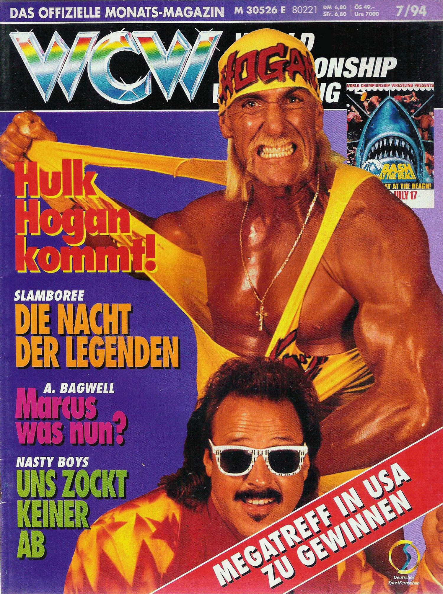 WCW German Magazine July 1994 Magazine PWcatalog