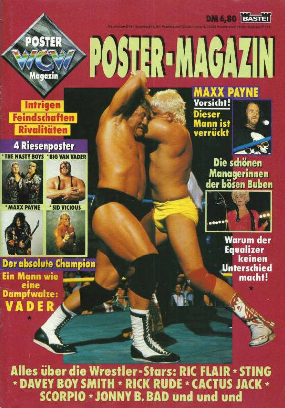 WCW German Poster Magazine December 1994