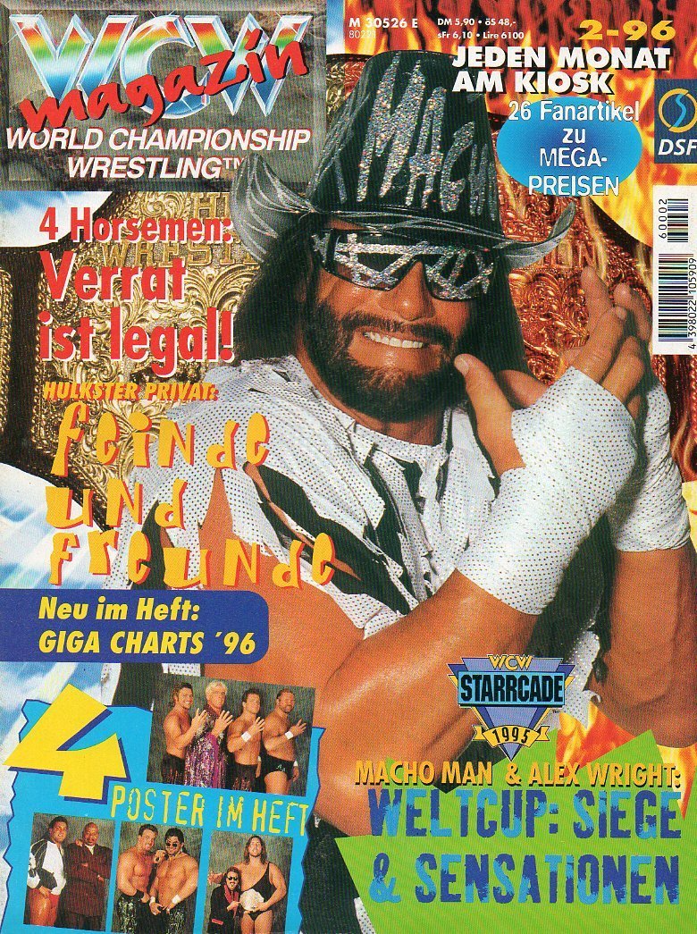 WCW German Magazine February 1996 Magazine PWcatalog