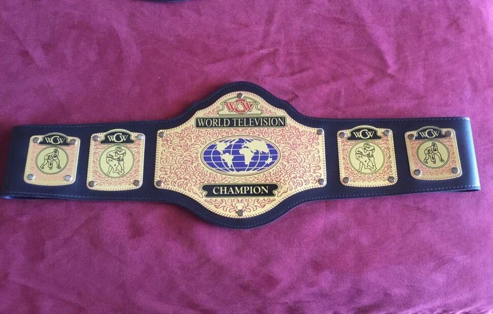 WCW World Television Champion toy belt PWcatalog