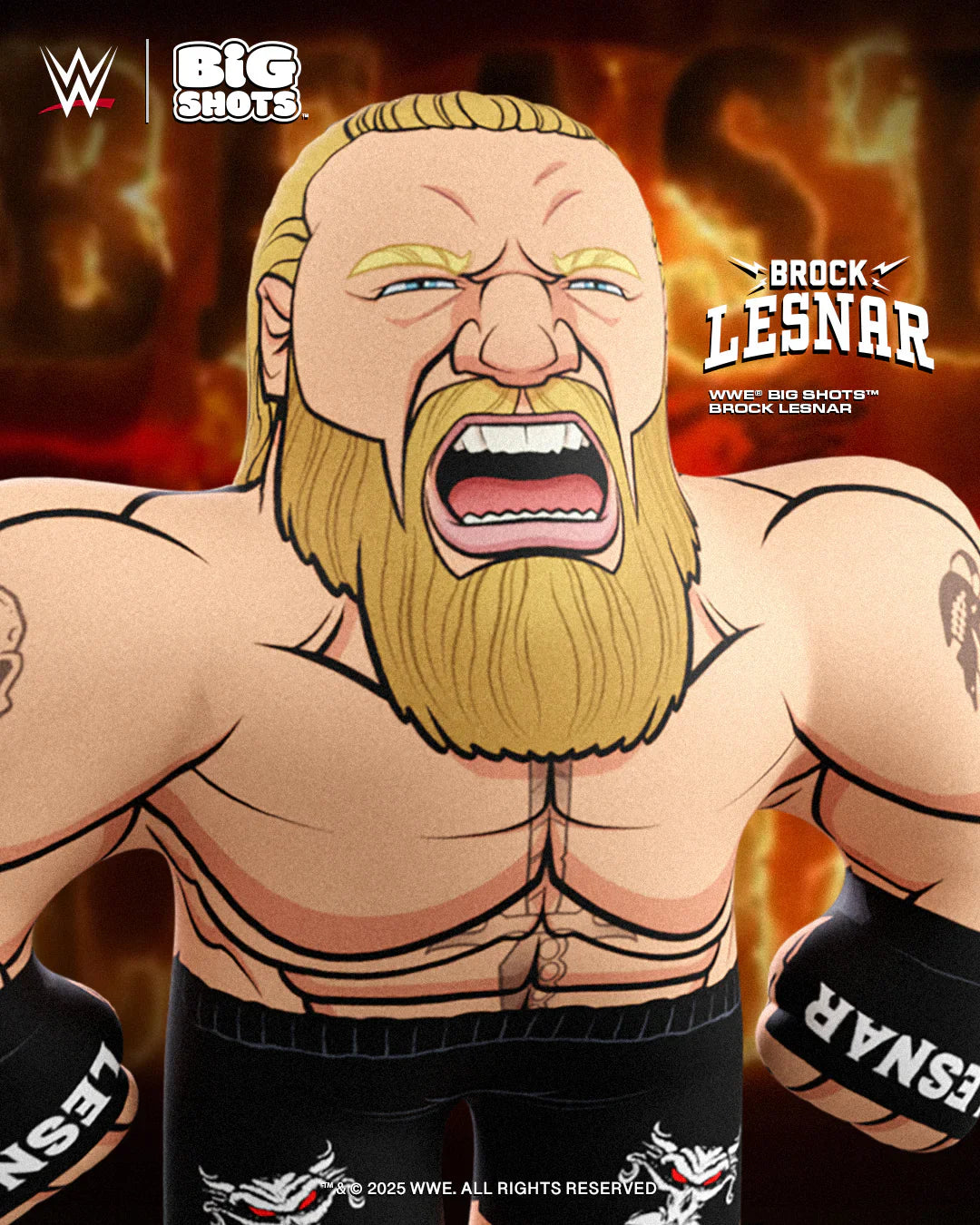 WWE Big Shots Brock Lesnar PWcatalog
