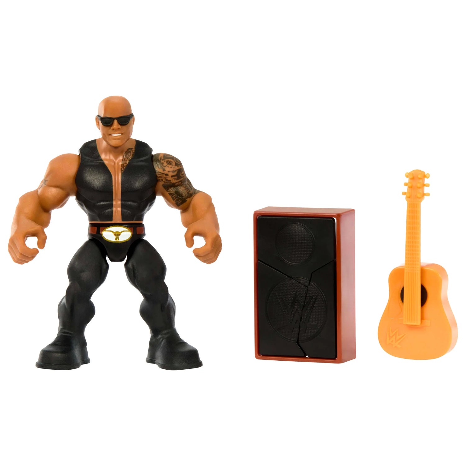 WWE Mattel Knuckle Crunchers Series 4 The Rock "Final Boss" Action & Toy Figures PWcatalog