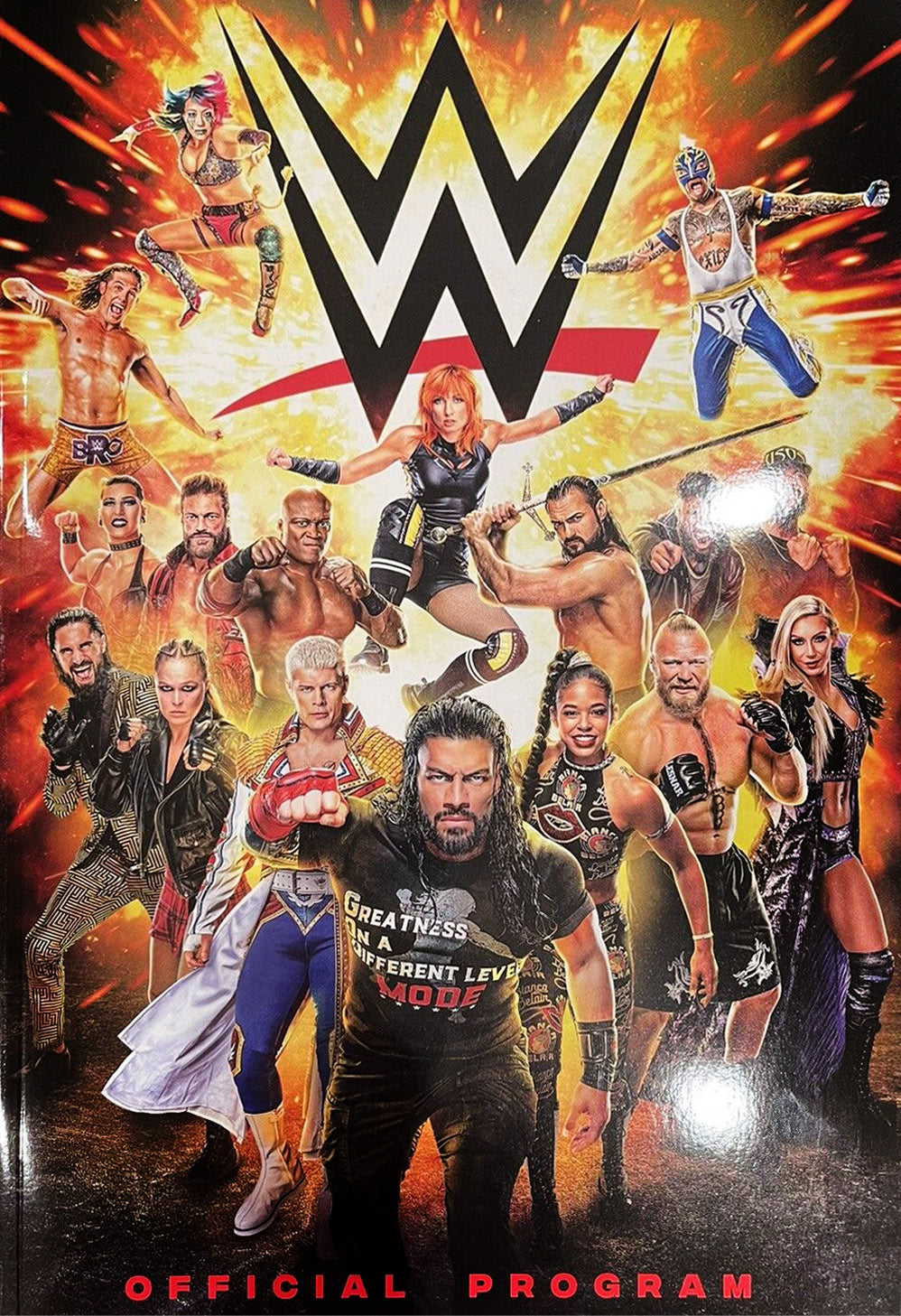 WWE 2022 Program PW Catalog