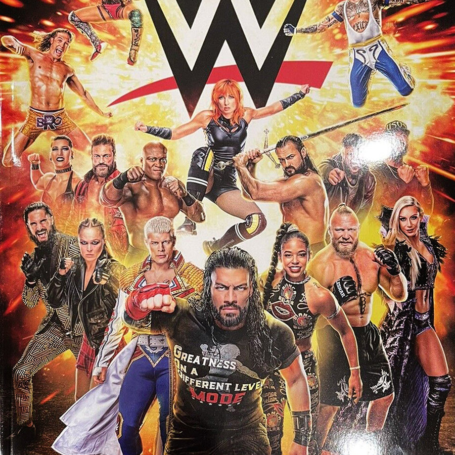 WWE 2022 Program Magazine PWcatalog
