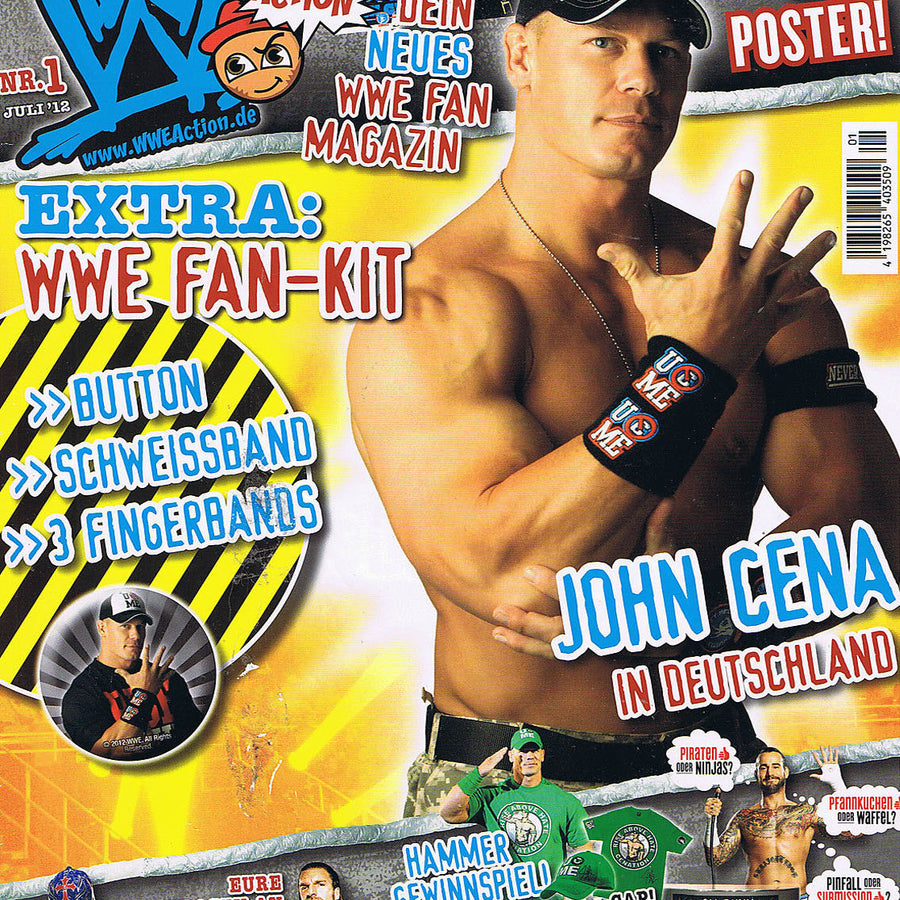 WWE Action no 1 From Germany 2012 July Magazine PWcatalog