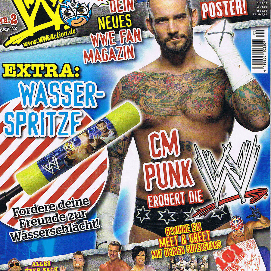 WWE Action no 2 From Germany 2012 September Magazine PWcatalog