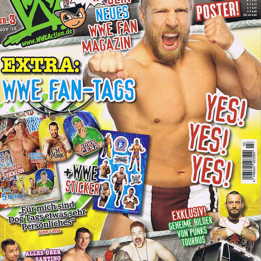 WWE Action no 3 From Germany 2012 November Magazine PWcatalog