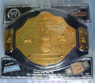 WWE World Heavyweight Championship foam belt by Jakks Pacific