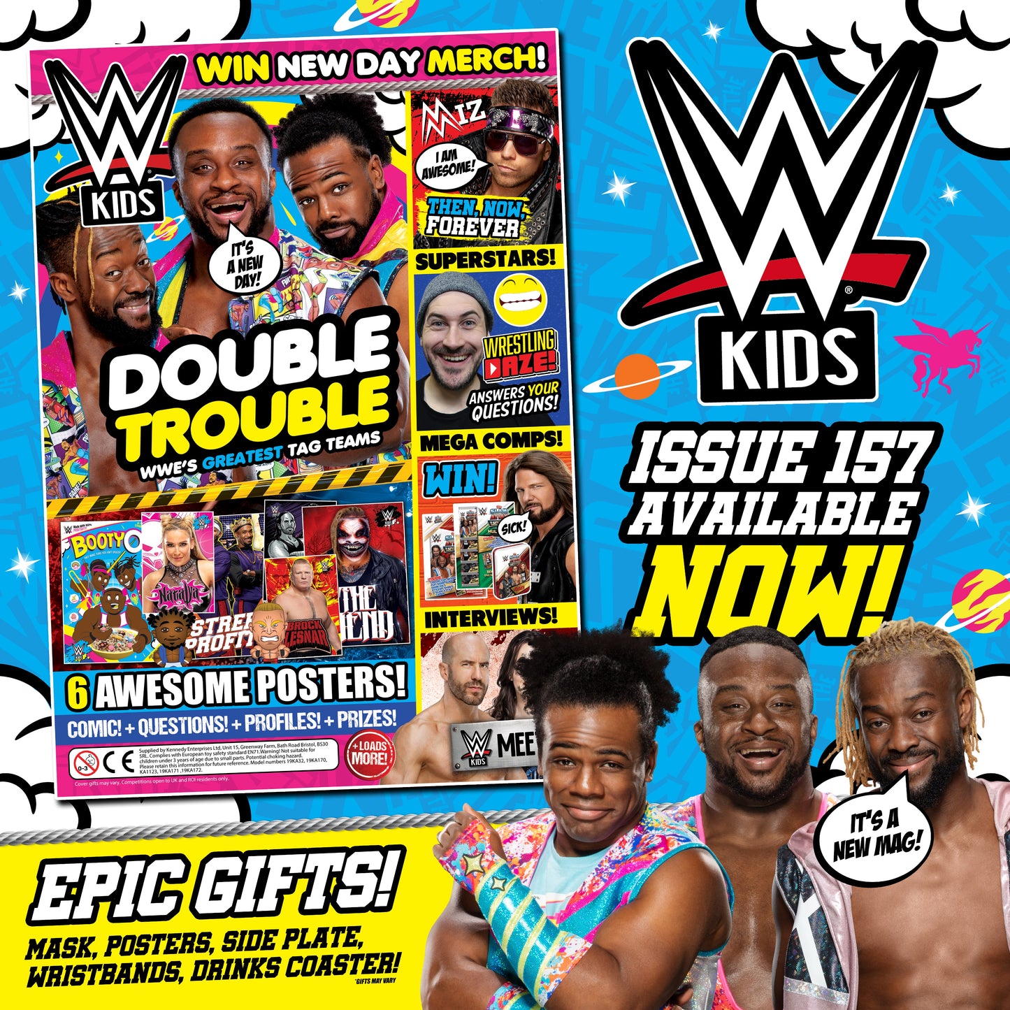 WWE Kids UK Magazine Volume 157