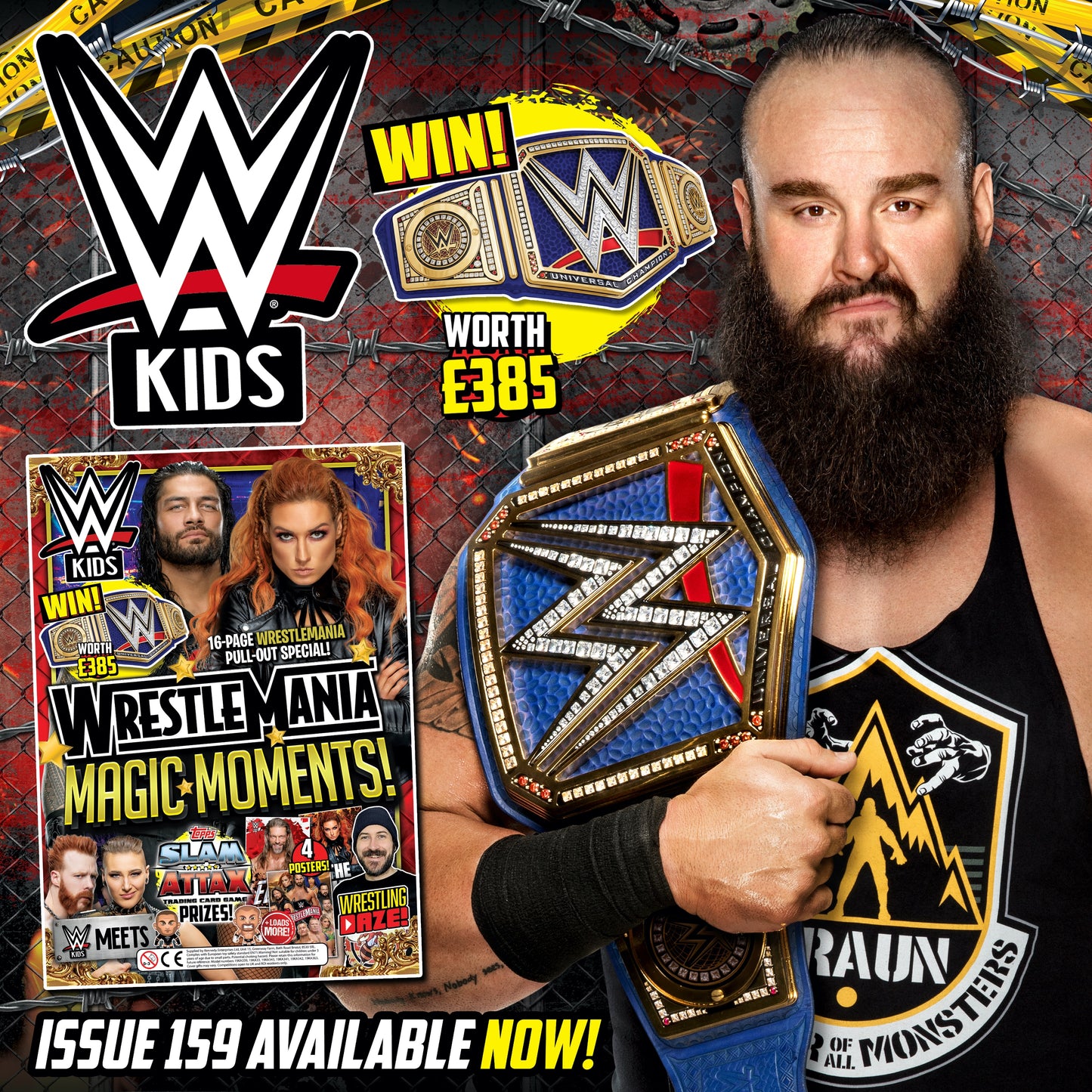 WWE Kids UK Magazine Volume 159