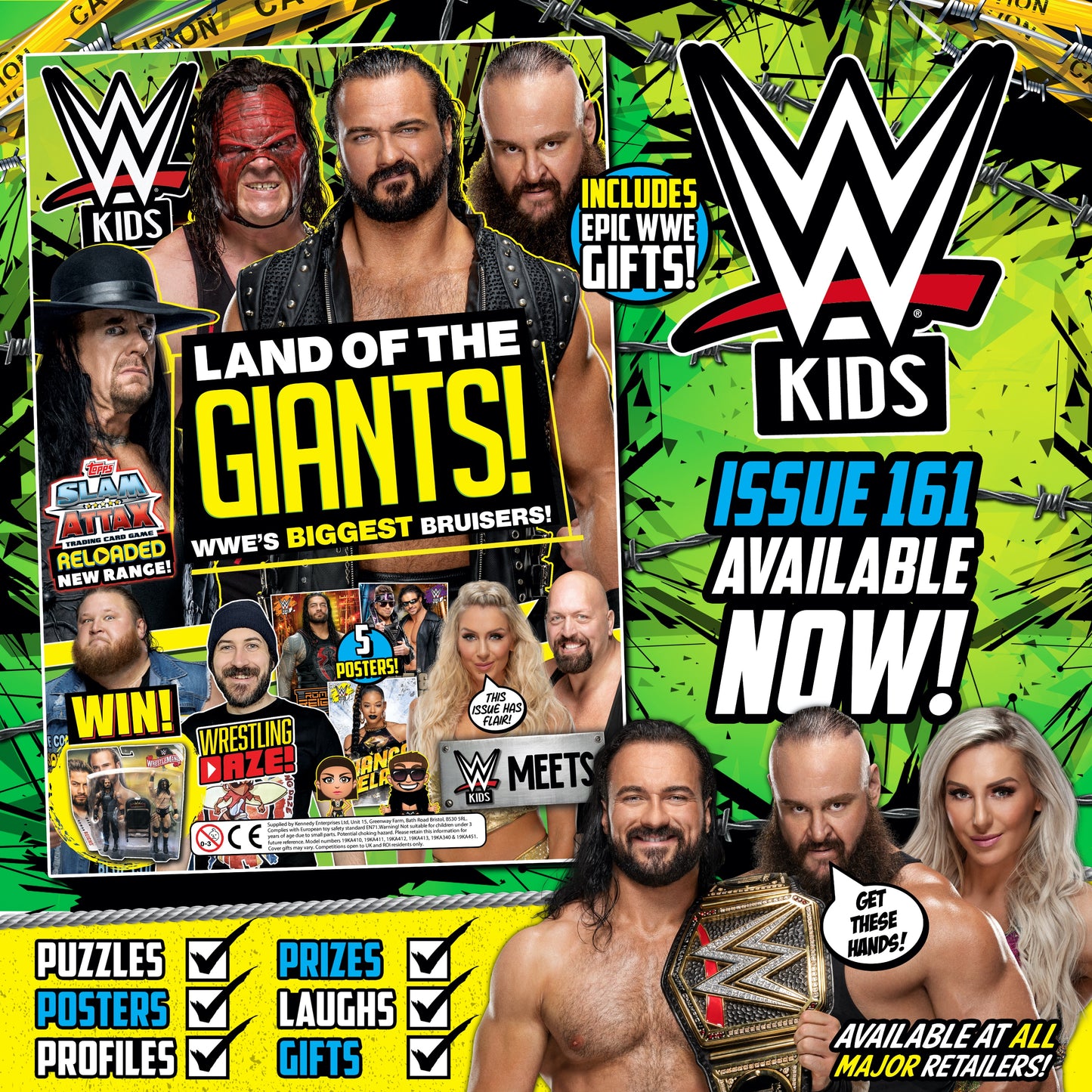 WWE Kids UK Magazine Volume 161