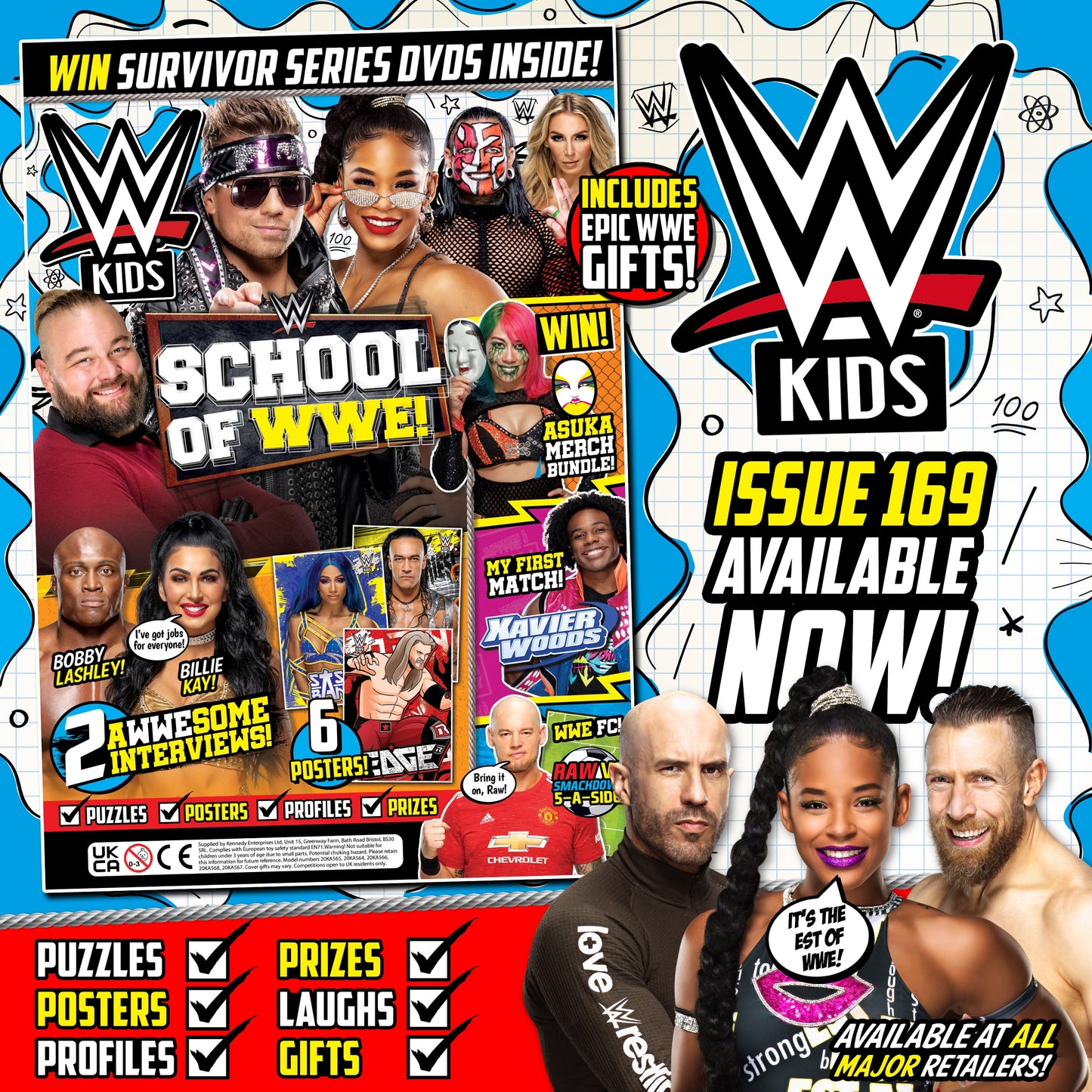 WWE Kids UK Magazine Volume 169