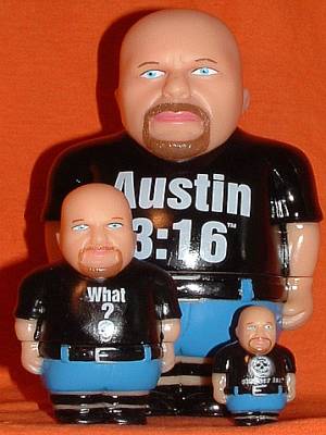 WWE Shopzone Nesting Dolls 2004 Steve Austin PWcatalog