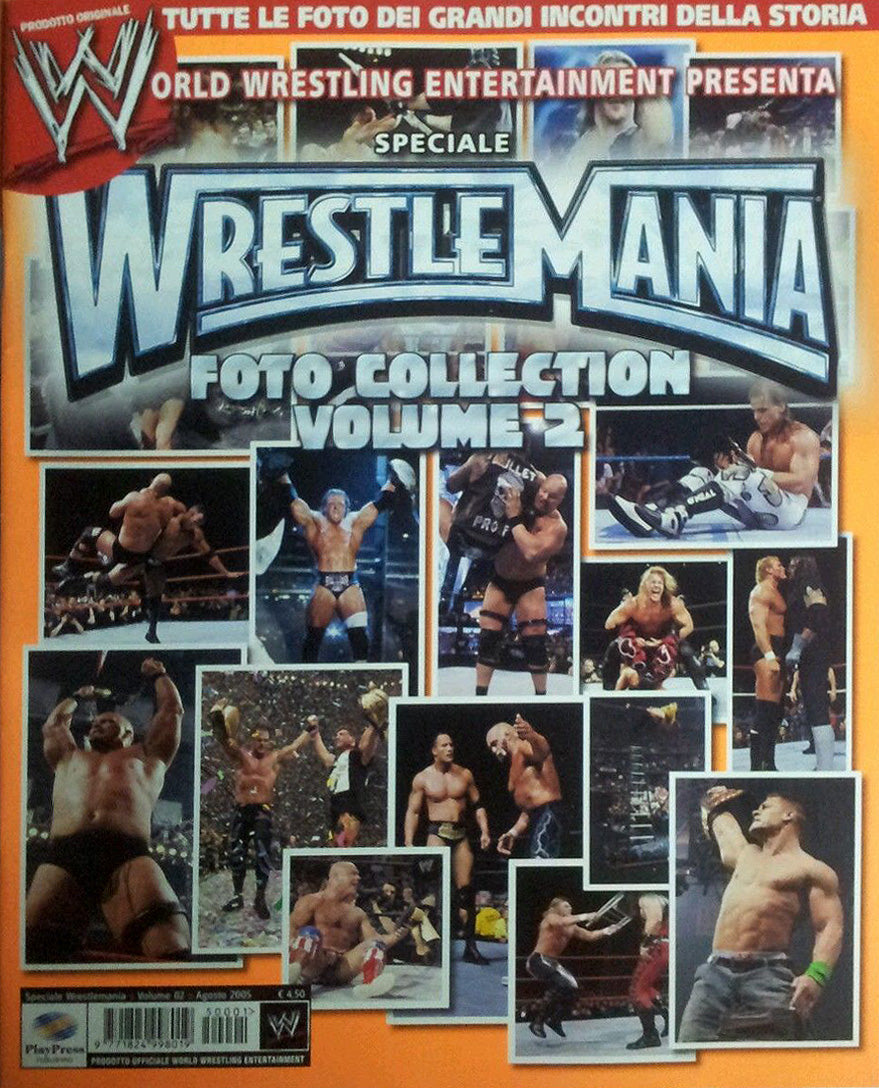 WWE Special 2005 WrestleMania The Ultimate Photo Collection Vol 2 from Italy Magazine PWcatalog