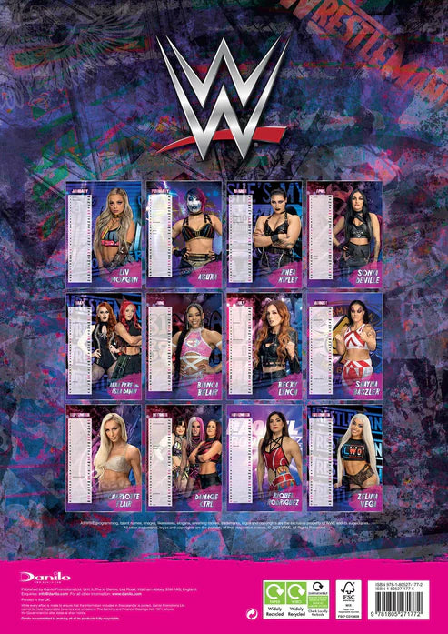 WWE Women's 2024 Calendar