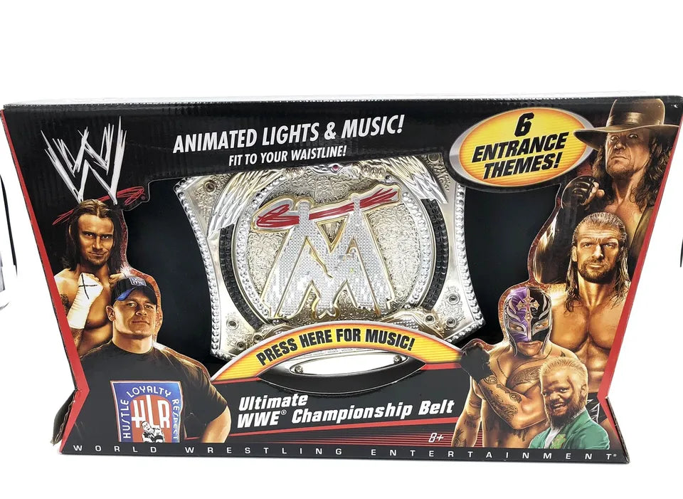 WWE Ultimate Championship Belt animated lights & Music