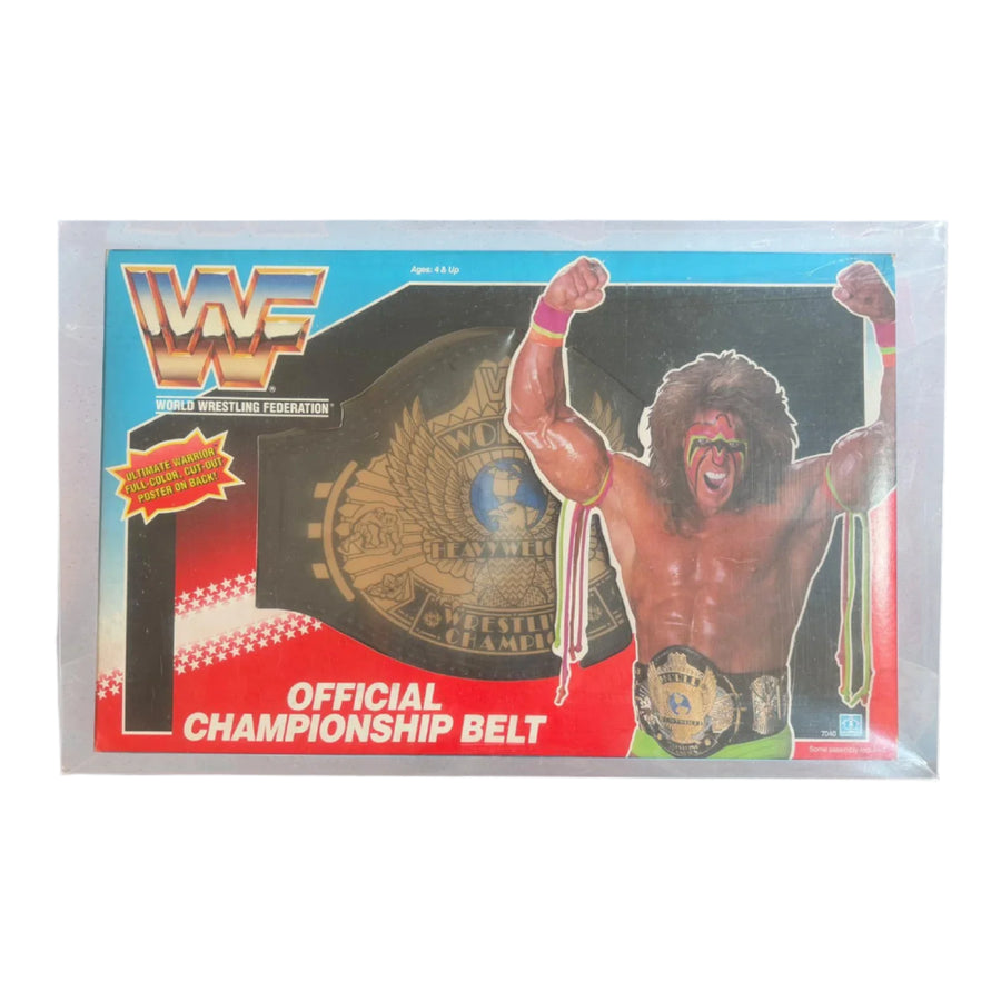 WWF Championship Belt Ultimate Warrior by Hasbro PW Catalog