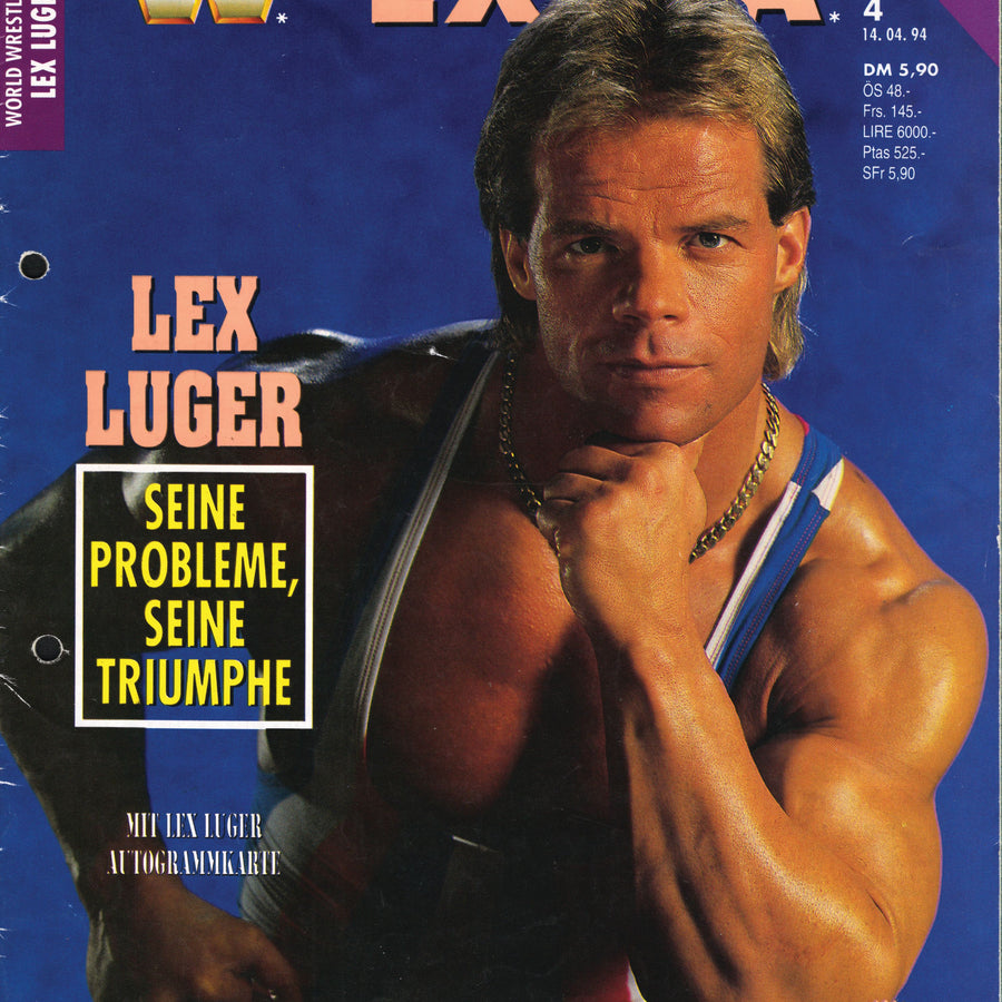 WWF Extra Magazine #4 April 1994 from Germany Magazine PWcatalog