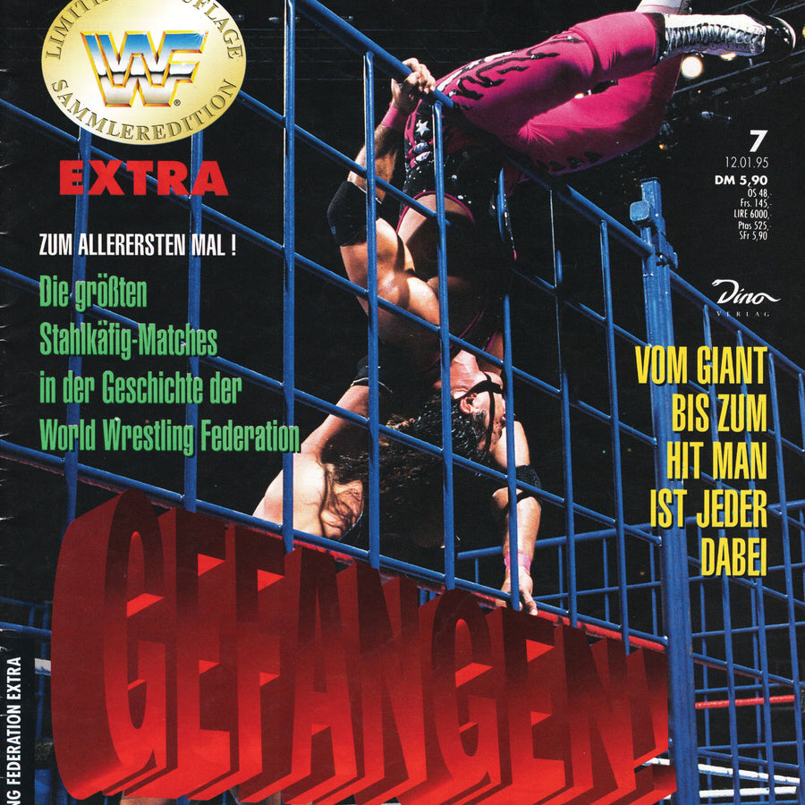 WWF Extra Magazine #7 January 1995 from Germany Magazine PWcatalog