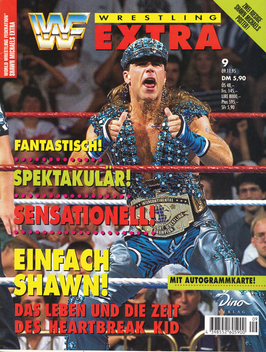 WWF Extra Magazine #9 November 1995 from Germany