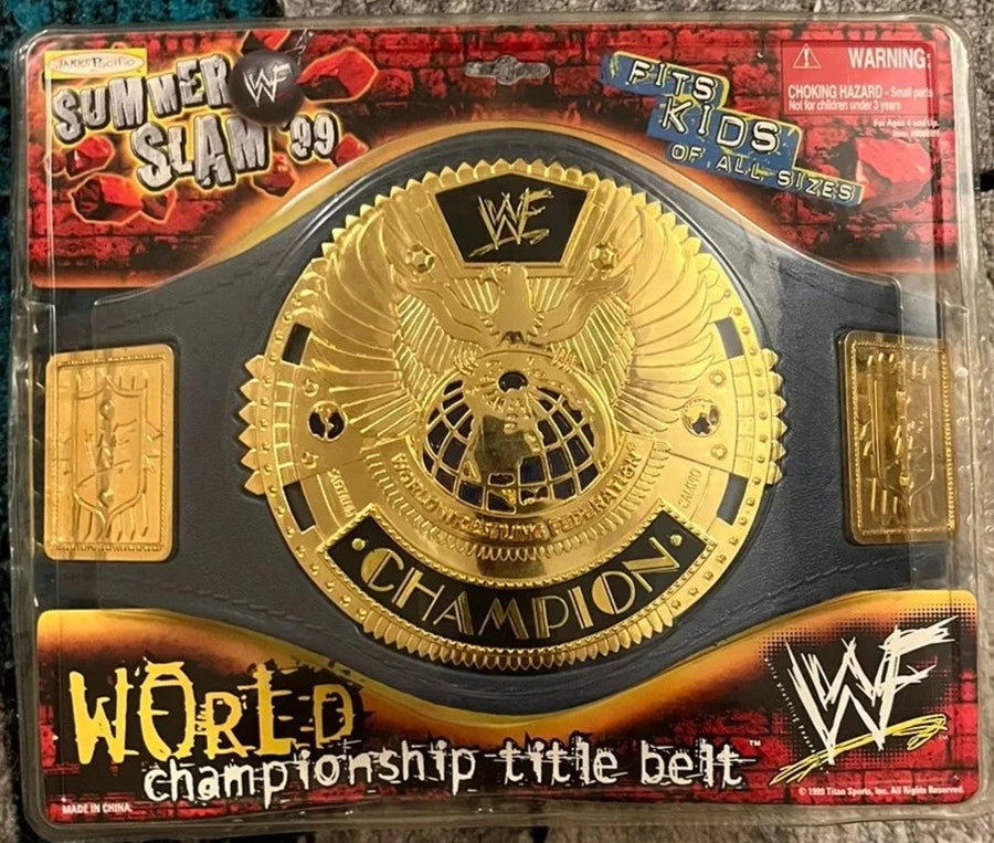 WWF Attitude ERA Championship foam belt SummerSlam 1999 by Jakks Pacific PWcatalog