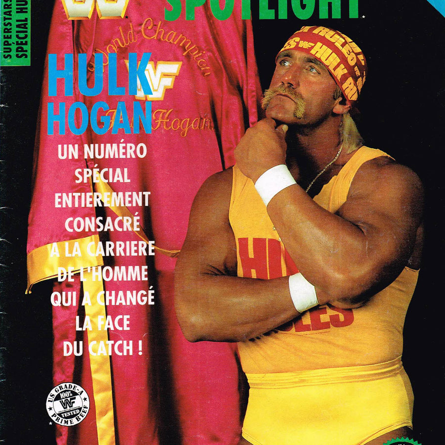 WWF Spotlight Hulk Hogan From France Magazine PWcatalog