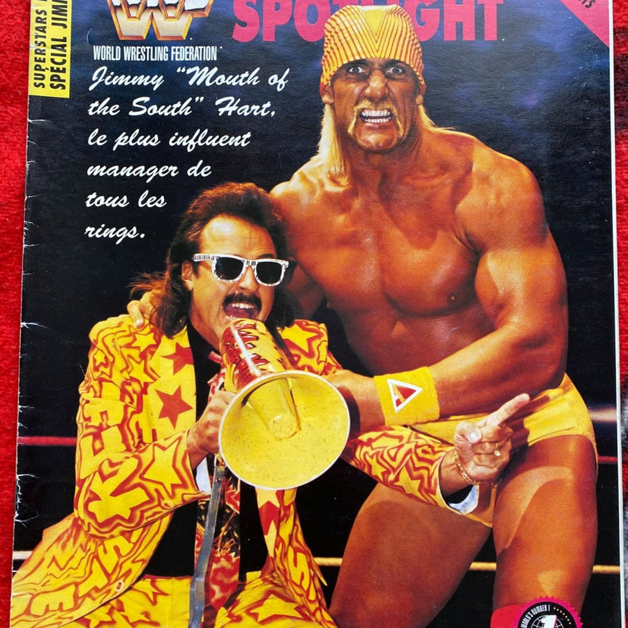 WWF Spotlight Hulk Hogan & Jimmy Hart From France Magazine PWcatalog
