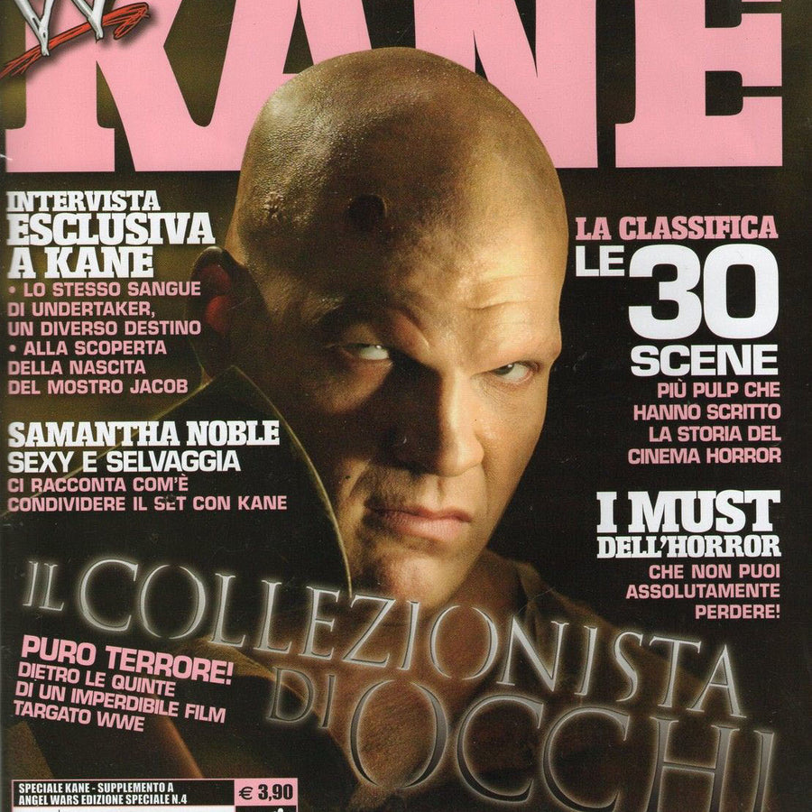 WWE Special Spotlight 40 Kane from Italy Magazine PWcatalog