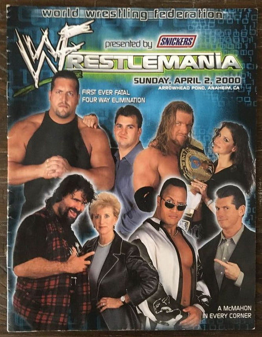 WWF Program Wrestlemania 16