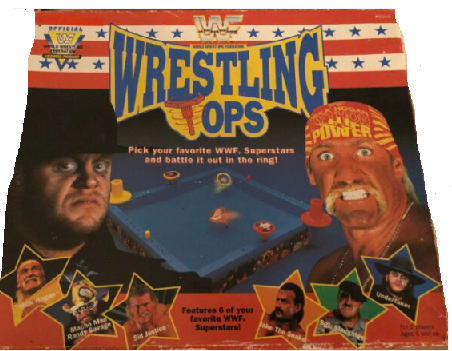 WWF Wrestling Tops Game 1991 Pressman