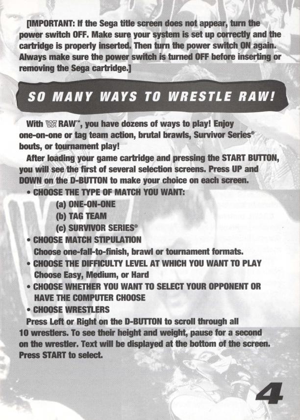 WWF Raw [Game Gear] PWcatalog