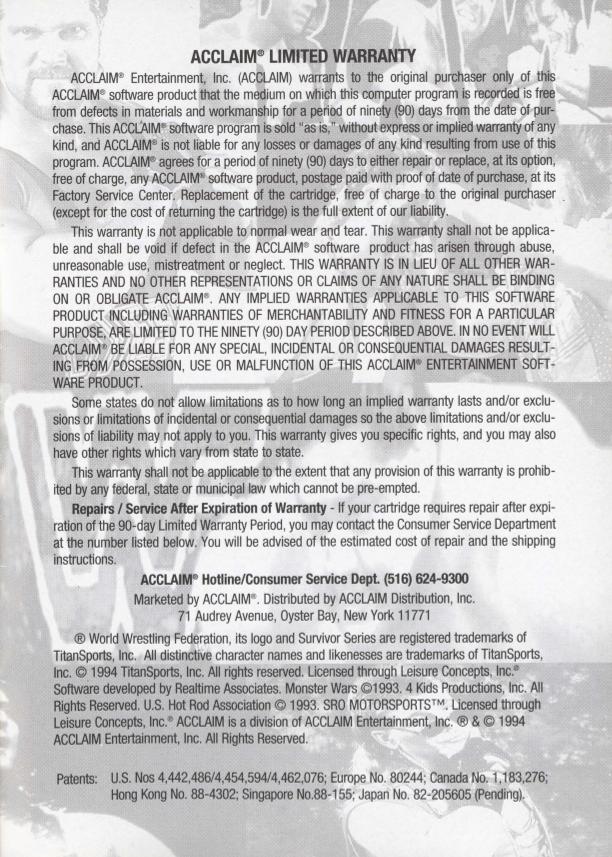 WWF Raw [Game Gear] PWcatalog