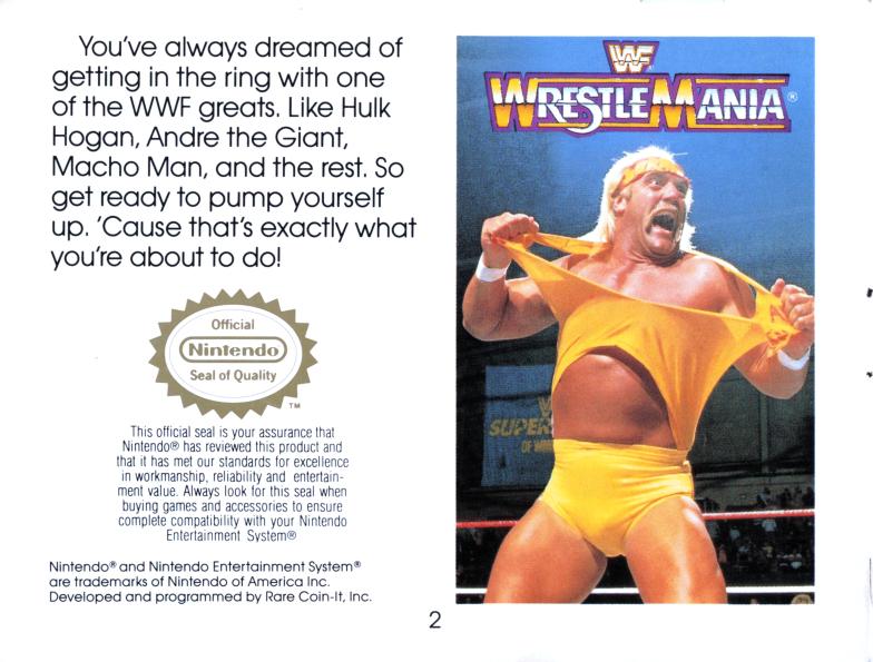 WWF WrestleMania [NES] PWcatalog