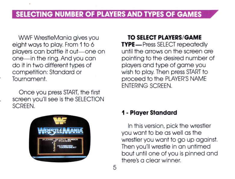 WWF WrestleMania [NES] PWcatalog