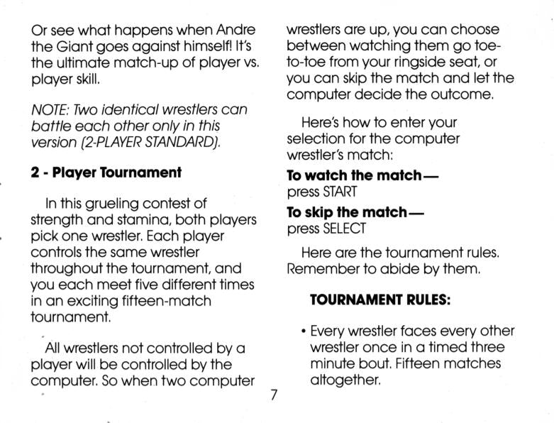 WWF WrestleMania [NES] PWcatalog