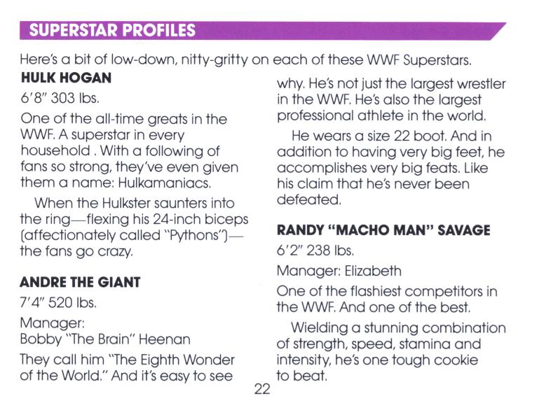 WWF WrestleMania [NES] PWcatalog