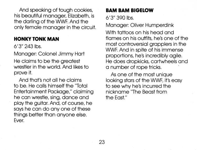 WWF WrestleMania [NES] PWcatalog